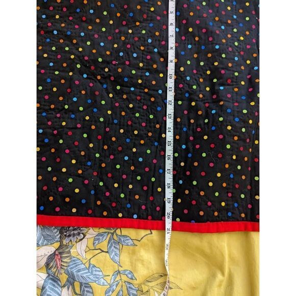 patchwork and polkadot reversible table runner new no tags - Picture 3 of 4